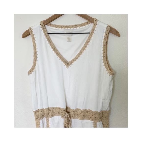CHICO’S Gauze and Crochet Dress Sz 0.5 (6) - Picture 3 of 7